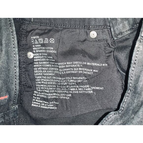 BDG Urban Outfitter Mid Rise Twig Ankle Black Jeans Size 25 x 29 Womens Good - Picture 9 of 9